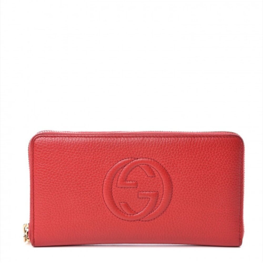 Gucci GG Leather Zippy Wallet 220-041425